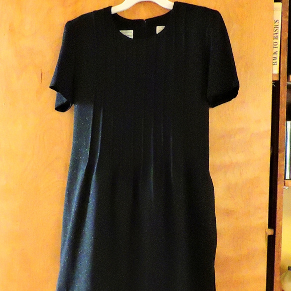 KARIN STEVENS women's Dress sz 10 Black - Picture 3 of 7